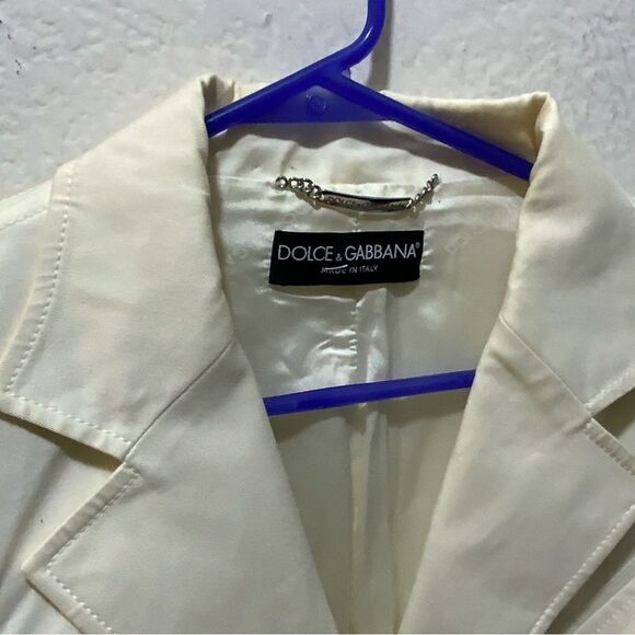 Dolce & Gabbana blazer w silver button details fully lined size 46 - Picture 4 of 11